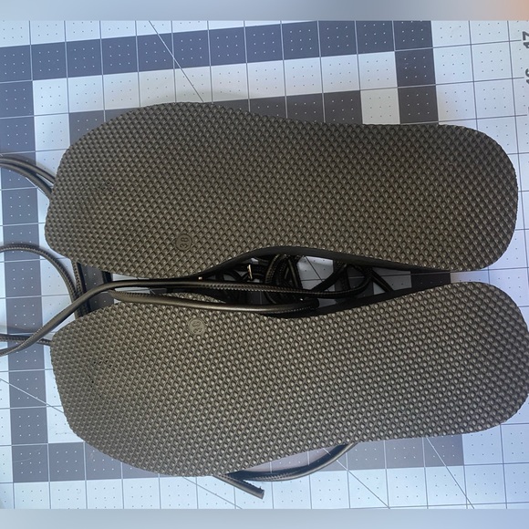 NWOT Free People Womens Georgie Wrap Platform Sandals Black Size EU 38/US 7.5 - Picture 10 of 11